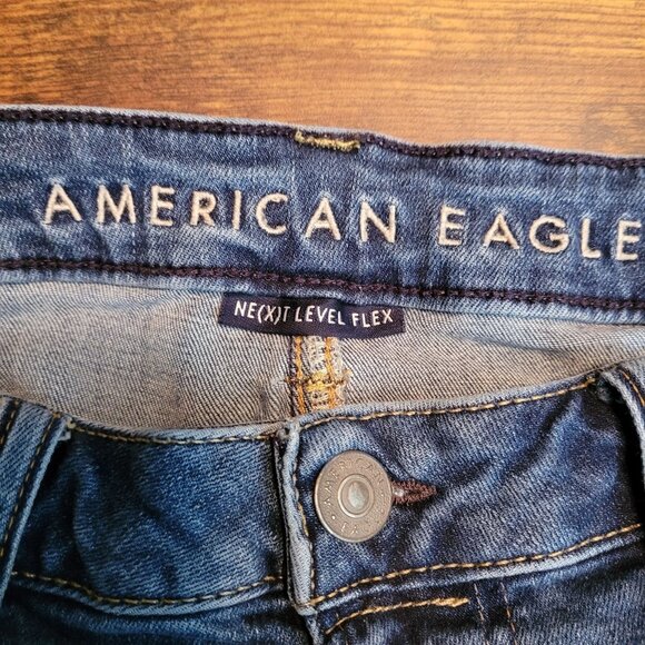 American Eagle Jeans Mens 32x32 Measures 32x31 Next Level Athletic Skinny - Picture 4 of 11